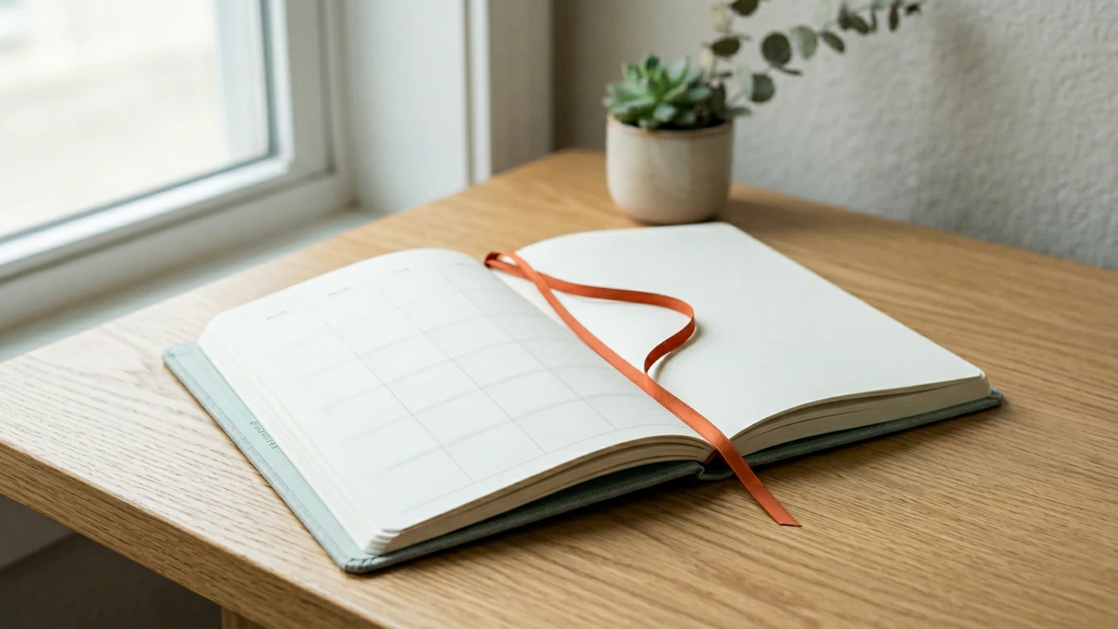 Soft architectural interior in teal and mint tones suggesting compliance rhythm and scheduled obligations